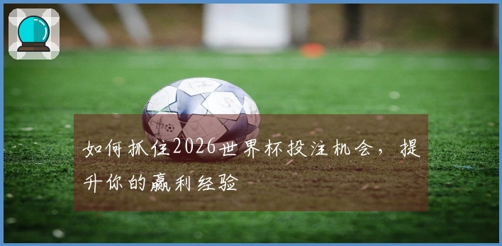 如何抓住2026世界杯投注机会，提升你的赢利经验